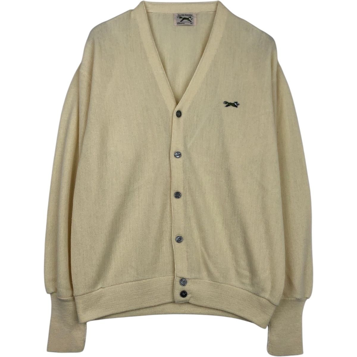 古着 80年代 JCPenney ニットカーディガン メンズXL相当 ヴィンテージ/eaa639610