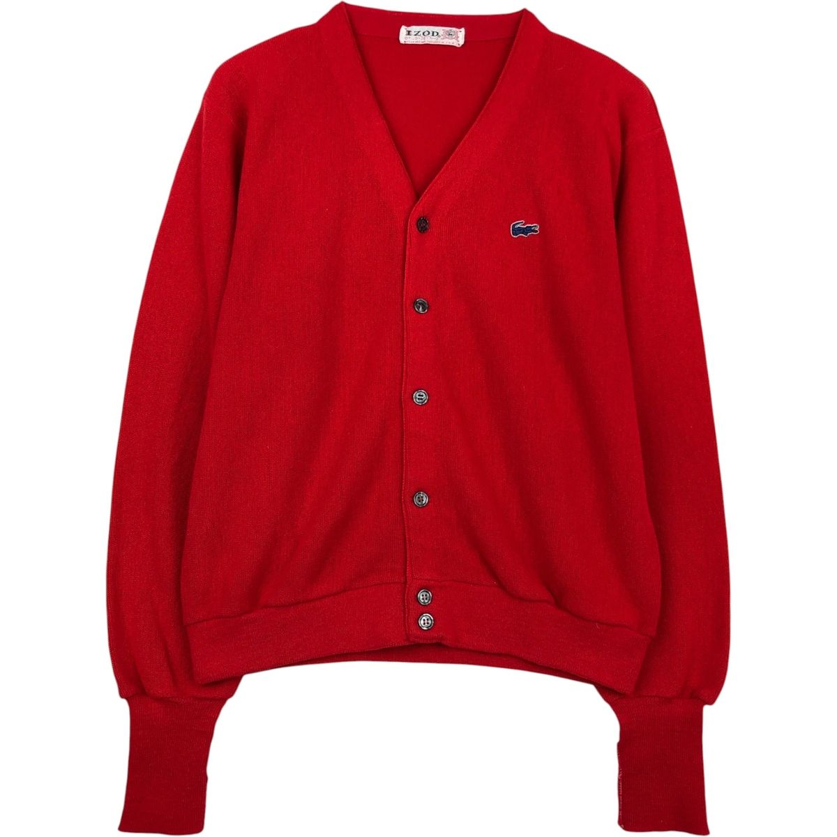古着 70年代~ ラコステ LACOSTE IZOD アクリルニットカーディガン USA製 メンズL相当 ヴィンテージ/eaa639613