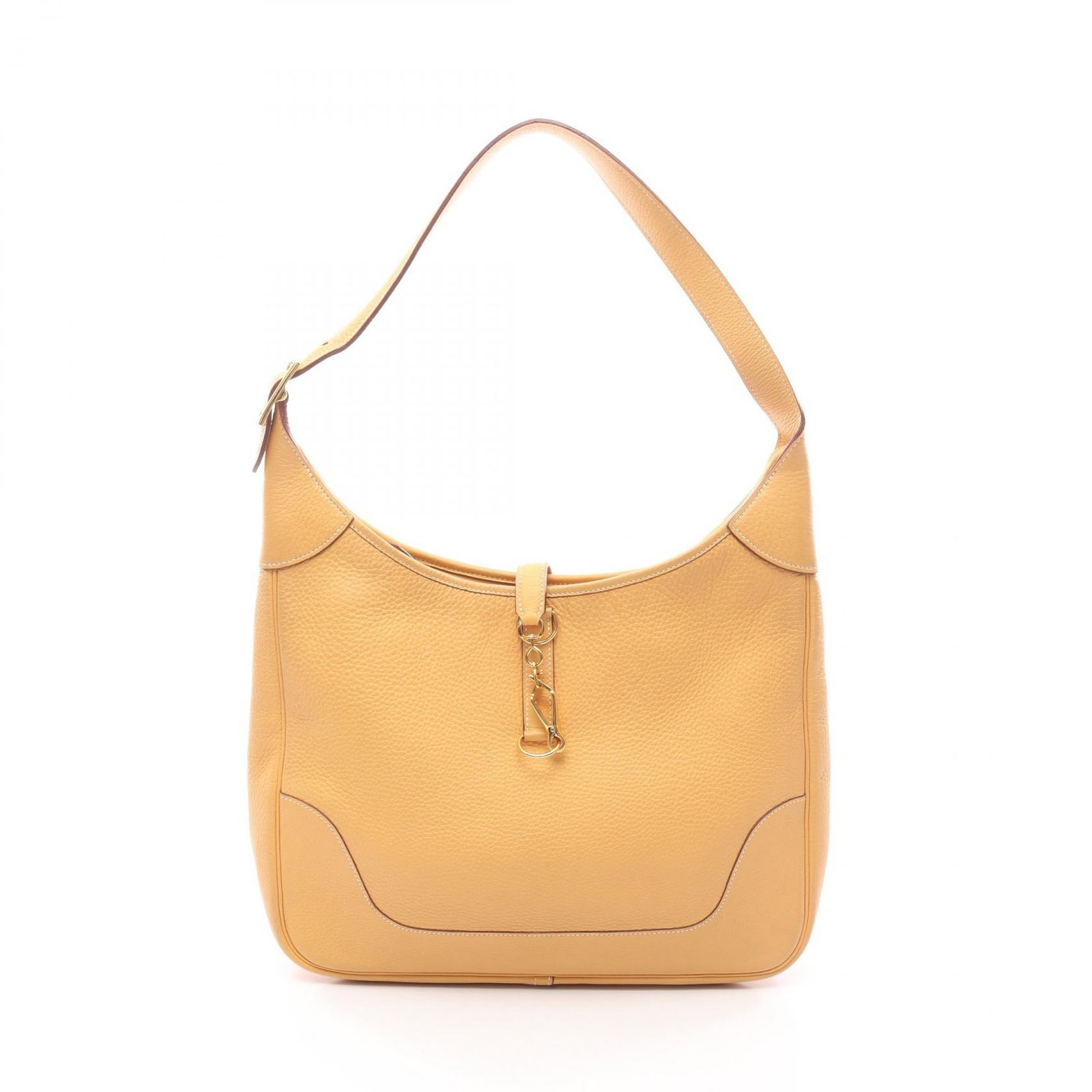エルメス HERMES ショルダーバッグ トリム35 ジョーヌ レザー トリム35 ジョーヌ レディース Used B