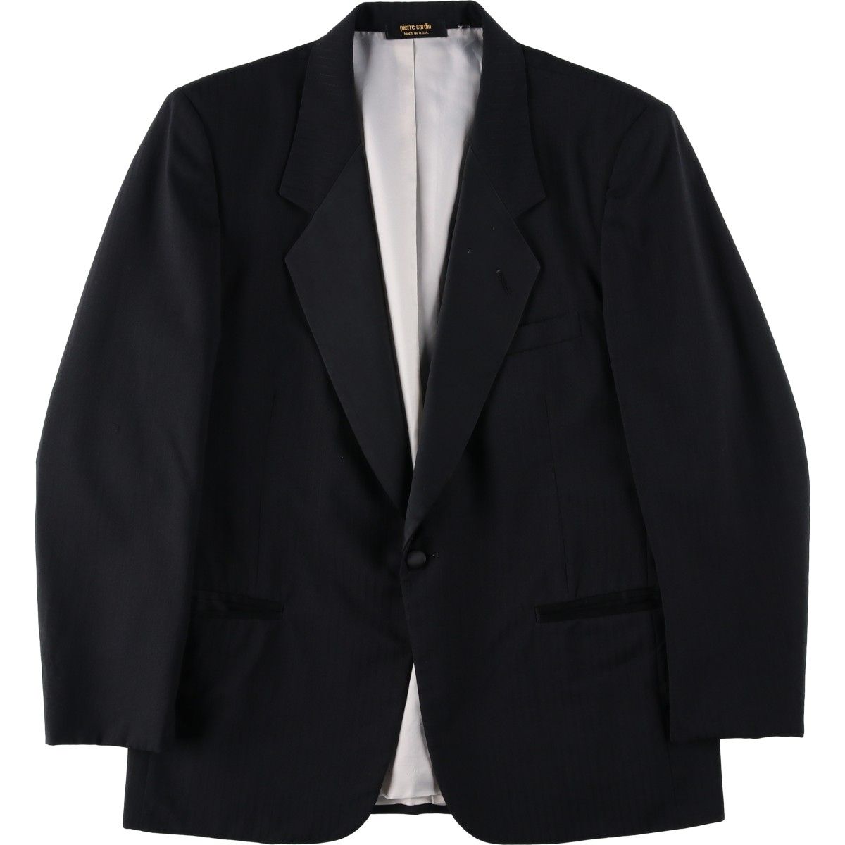 古着 ピエールカルダン Pierre Cardin ストライプ柄 テーラードジャケット USA製 メンズM相当/eaa639716