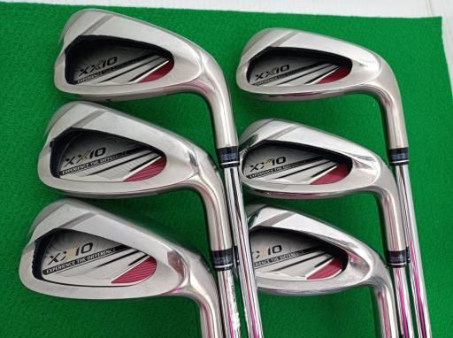 【中古】 ダンロップ XXIO(2020) 7S(レッド) アイアンセット IR 純正特注シャフト (フレックスS) メンズ 男性用 右利き 右用 Cランク ゴルフクラブ