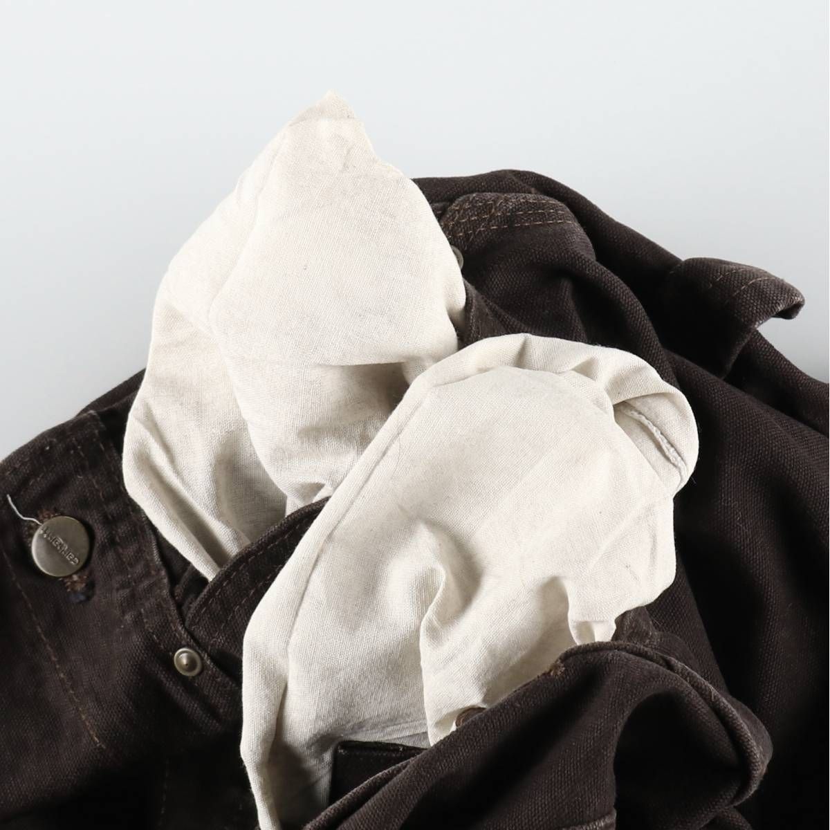 希少USA 古着 カーハート ダック地 ダブルニー ビッグ オーバーオール 古着 ビックサイズ カーハート Carhartt ダブルニー ダック