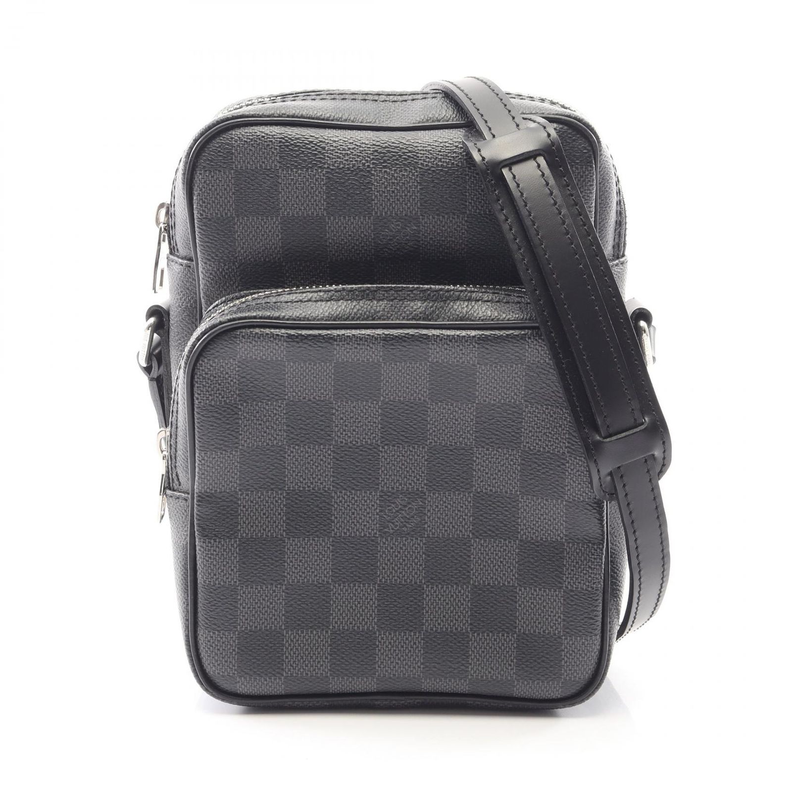 ルイ・ヴィトン LOUIS VUITTON ショルダーバッグ レム N41446 PVCコーティングキャンバス レザー レム メンズ Used A