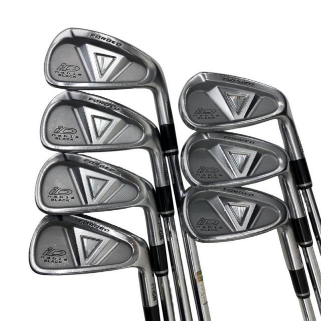 中古】 プロギア iD nabla BLACK 8S アイアンセット IR NS PRO MODUS3