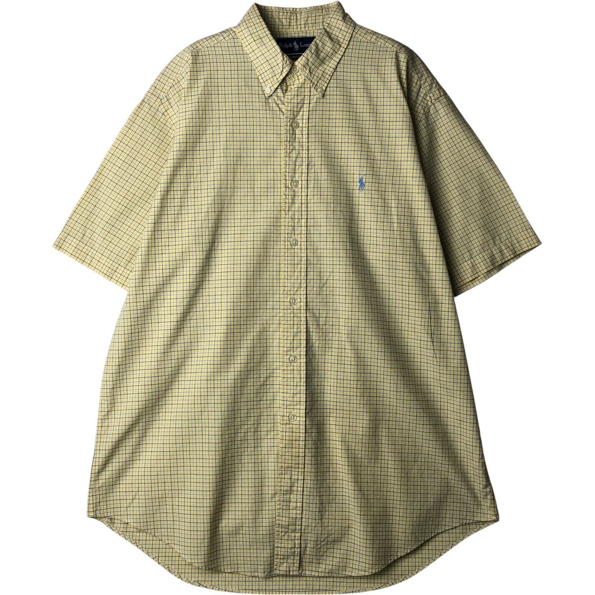 古着 ラルフローレン Ralph Lauren CLASSIC FIT 半袖 ボタンダウン 