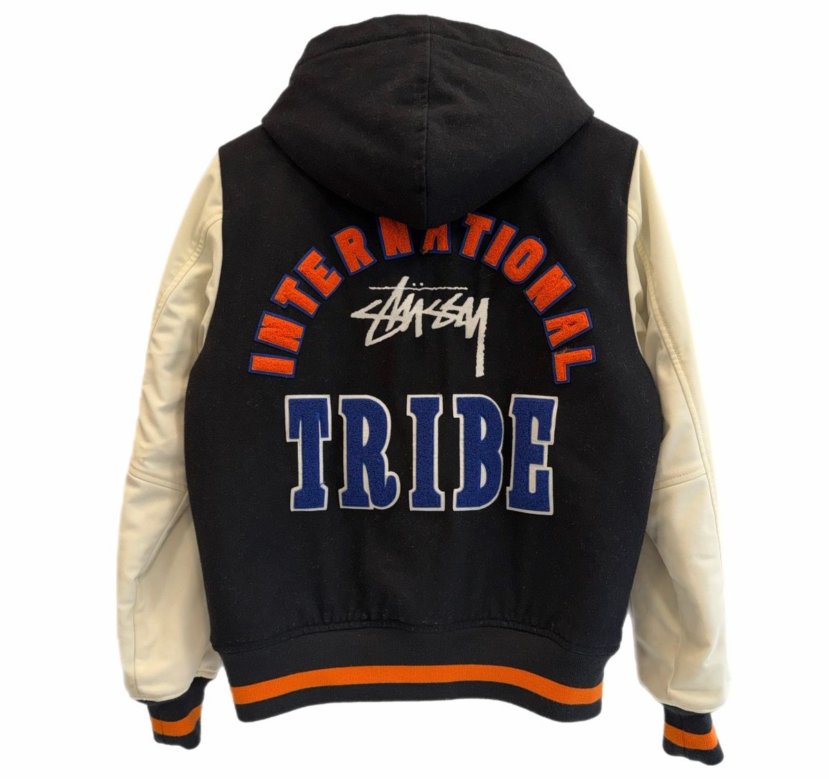 ステューシー STUSSY TRIBE VARSITY JACKET スタジャン ワッペン OLD