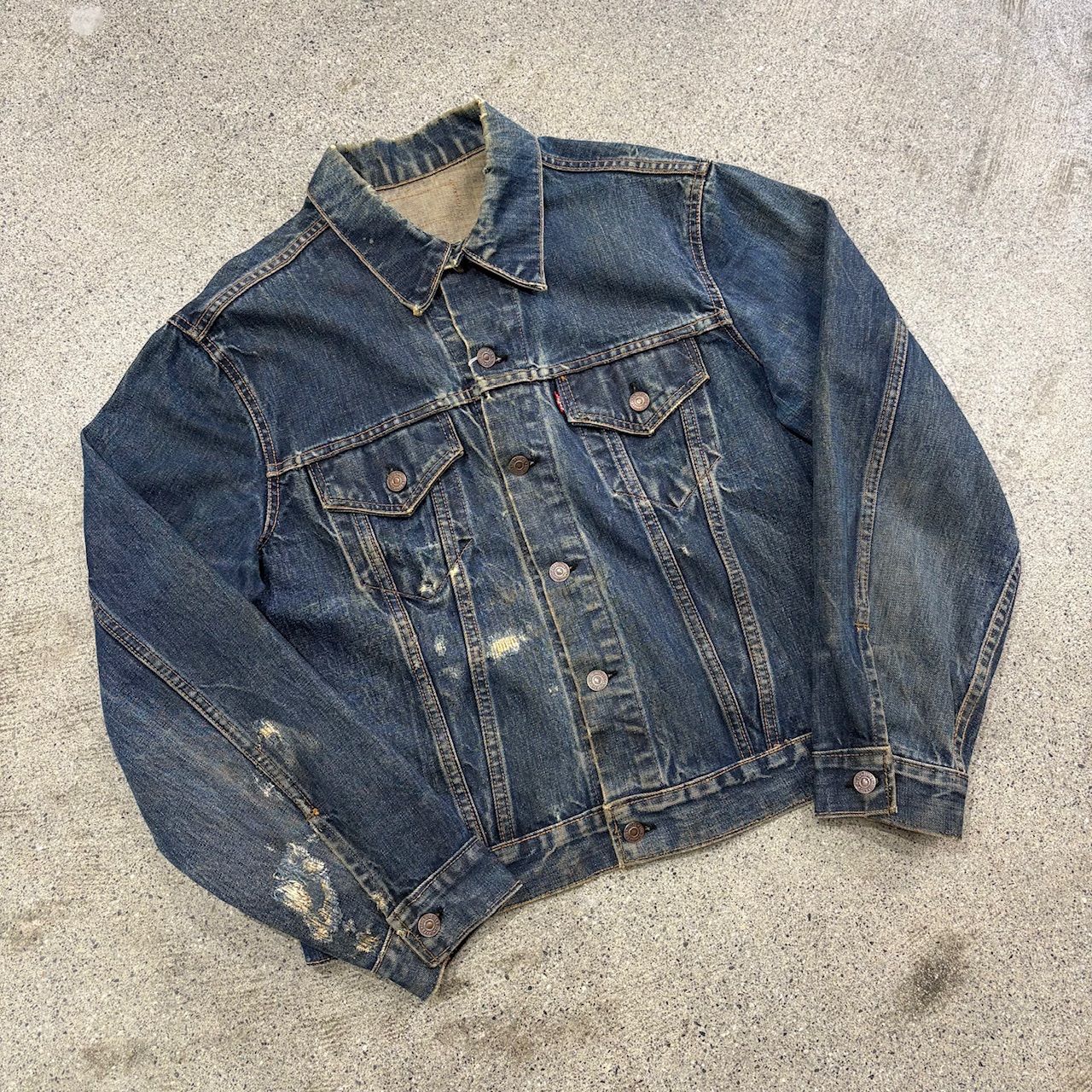 【Levi's】60〜70s 70505 Big E Jacket Approx.Size 50 
