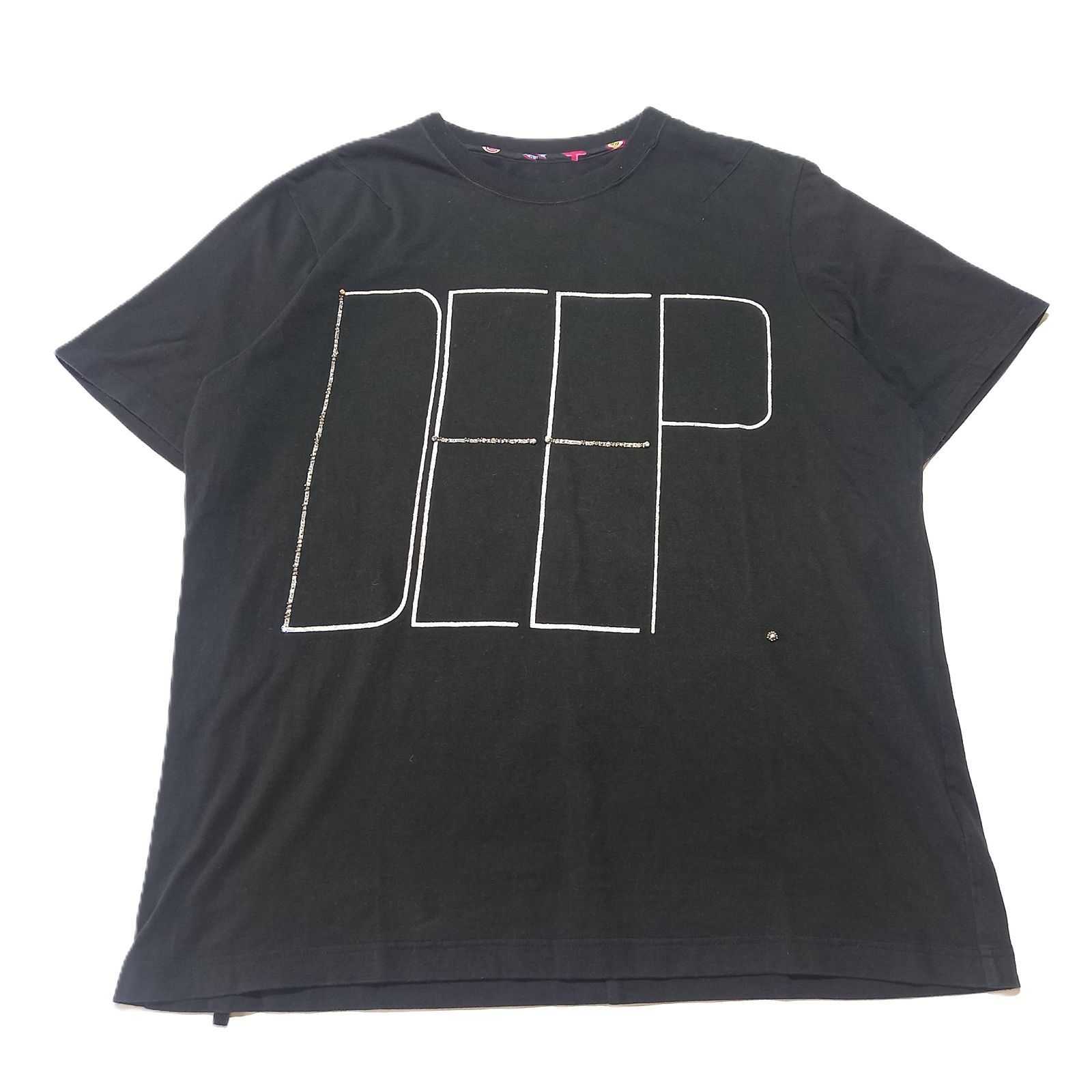 アルベロベロ オレボレブラ ロゴ ラインストーン 半袖 Tシャツ Mサイズ