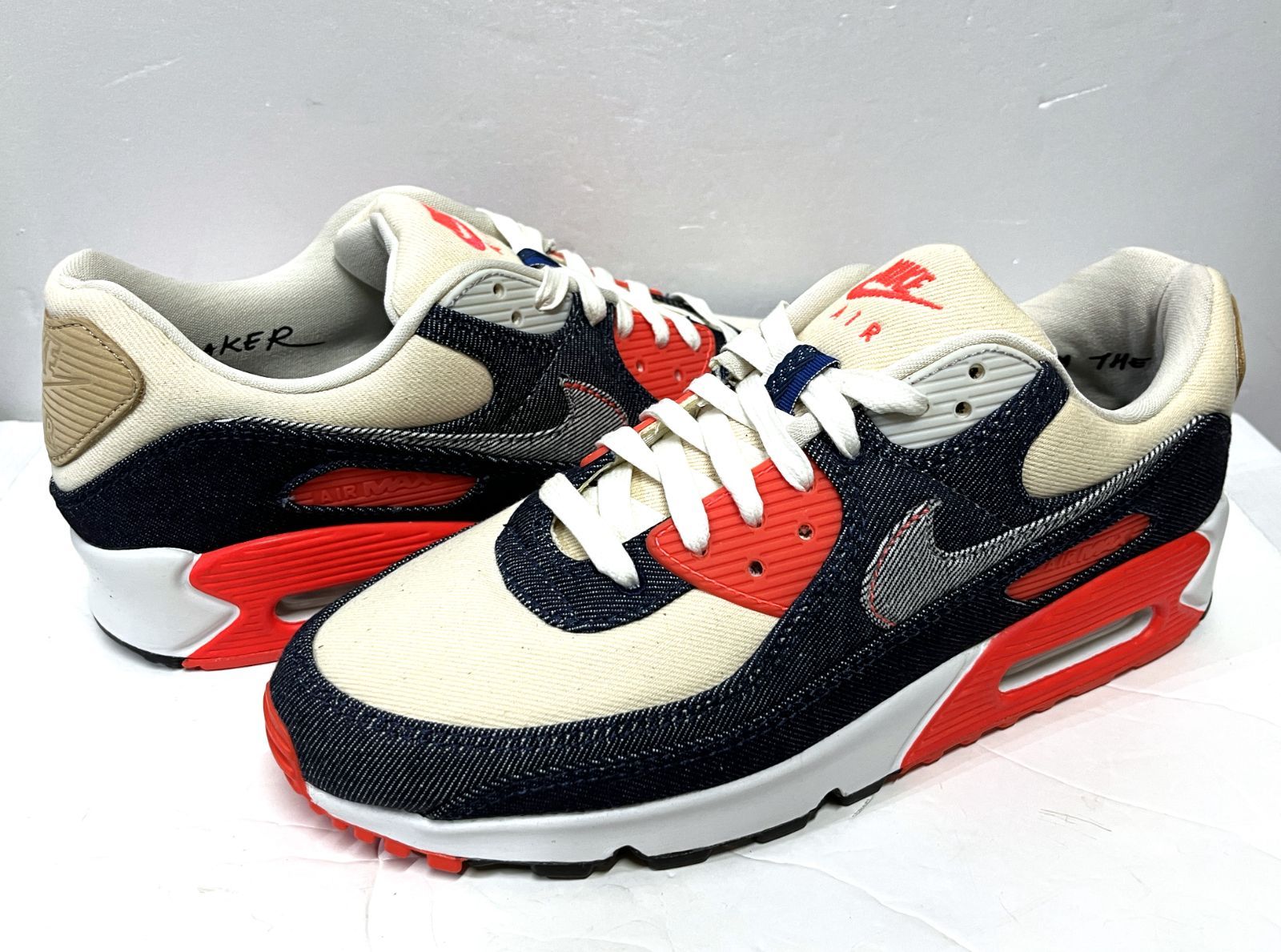 US9.5/27.5cm◆DENHAM × NIKE｜デンハム ナイキ AIR MAX 90 CU1646 400 エアマックス90 スニーカー シューズ 靴