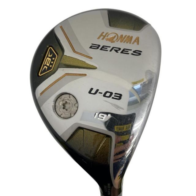 【中古】 本間ゴルフ BERES U-03 19° ユーティリティ UT 3S ARMRQ8 49 (フレックスS) メンズ 男性用 右利き 右用 Cランク ゴルフクラブ