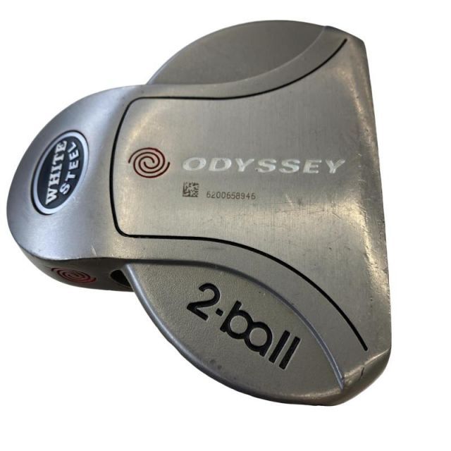 【中古】 オデッセイ WHITE STEEL 2・ball 33インチ パター PT スチール (フレックスその他) メンズ 男性用 右利き 右用 Cランク ゴルフクラブ