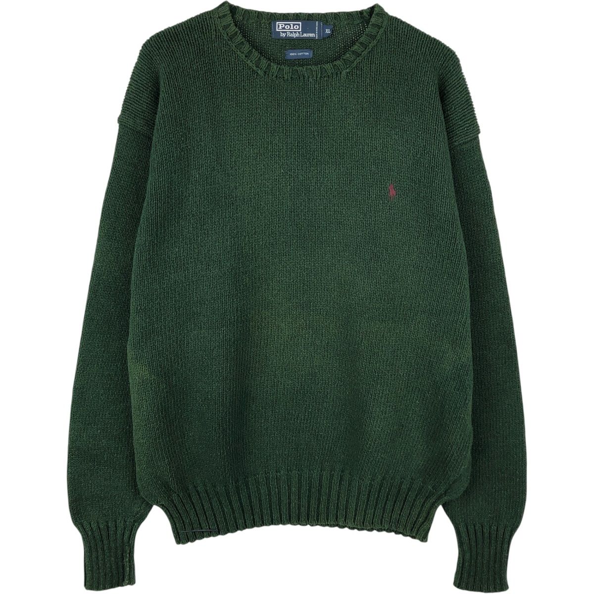 古着 ラルフローレン Ralph Lauren POLO by Ralph Lauren コットンニットセーター メンズXL相当/eaa637271