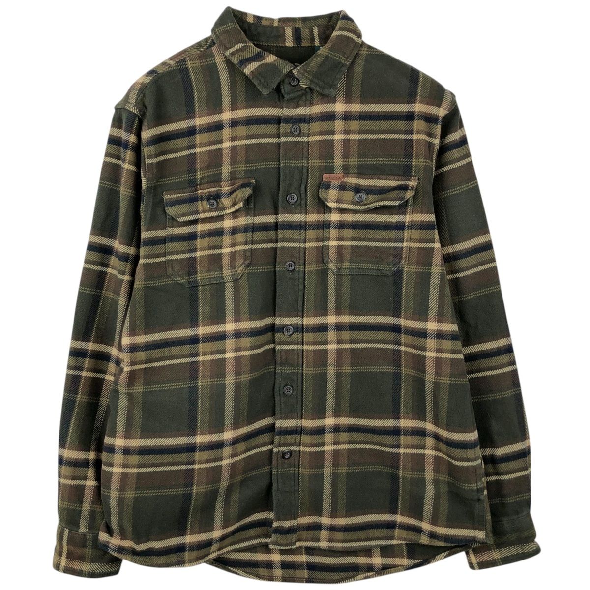 古着 オービス ORVIS 長袖 ヘビーネルチェックシャツ メンズM相当/eaa637631