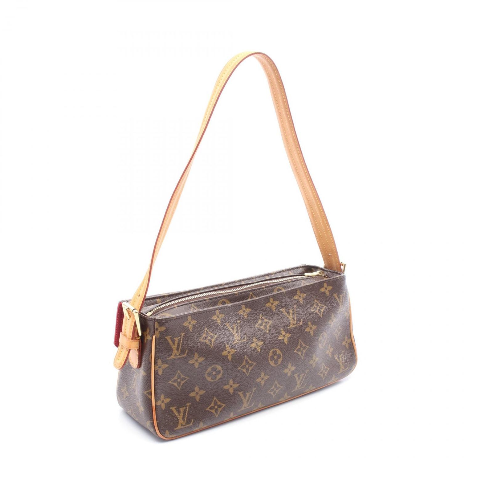 ルイ・ヴィトン LOUIS VUITTON ヴィバシテMM ショルダーバッグ バッグ PVCコーティングキャンバス レザー モノグラム レディース ブラウン系 M51164 【中古】 LOUIS VUITTON （ルイ・ヴィトン） ヴィバシテMM モノグラム