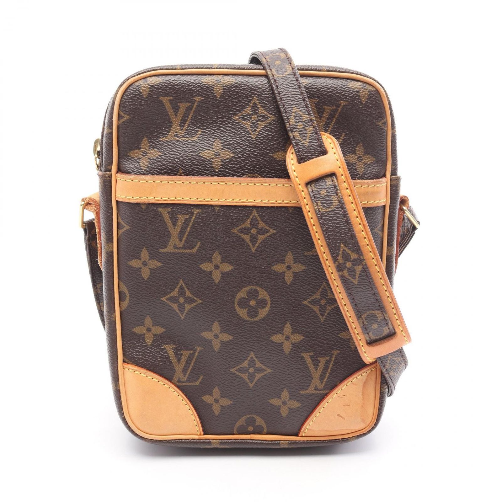 ルイ・ヴィトン LOUIS VUITTON ショルダーバッグ ダヌーブ モノグラム M45266 PVCコーティングキャンバス レザー ダヌーブ レディース Used B