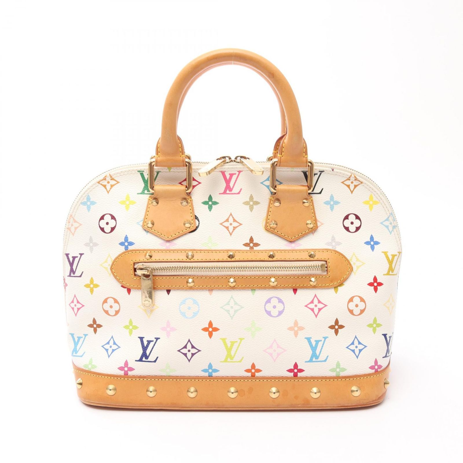 ルイ・ヴィトン LOUIS VUITTON ハンドバッグ アルマ M92647 ブロン PVCコーティングキャンバス レザー アルマ レディース Used B