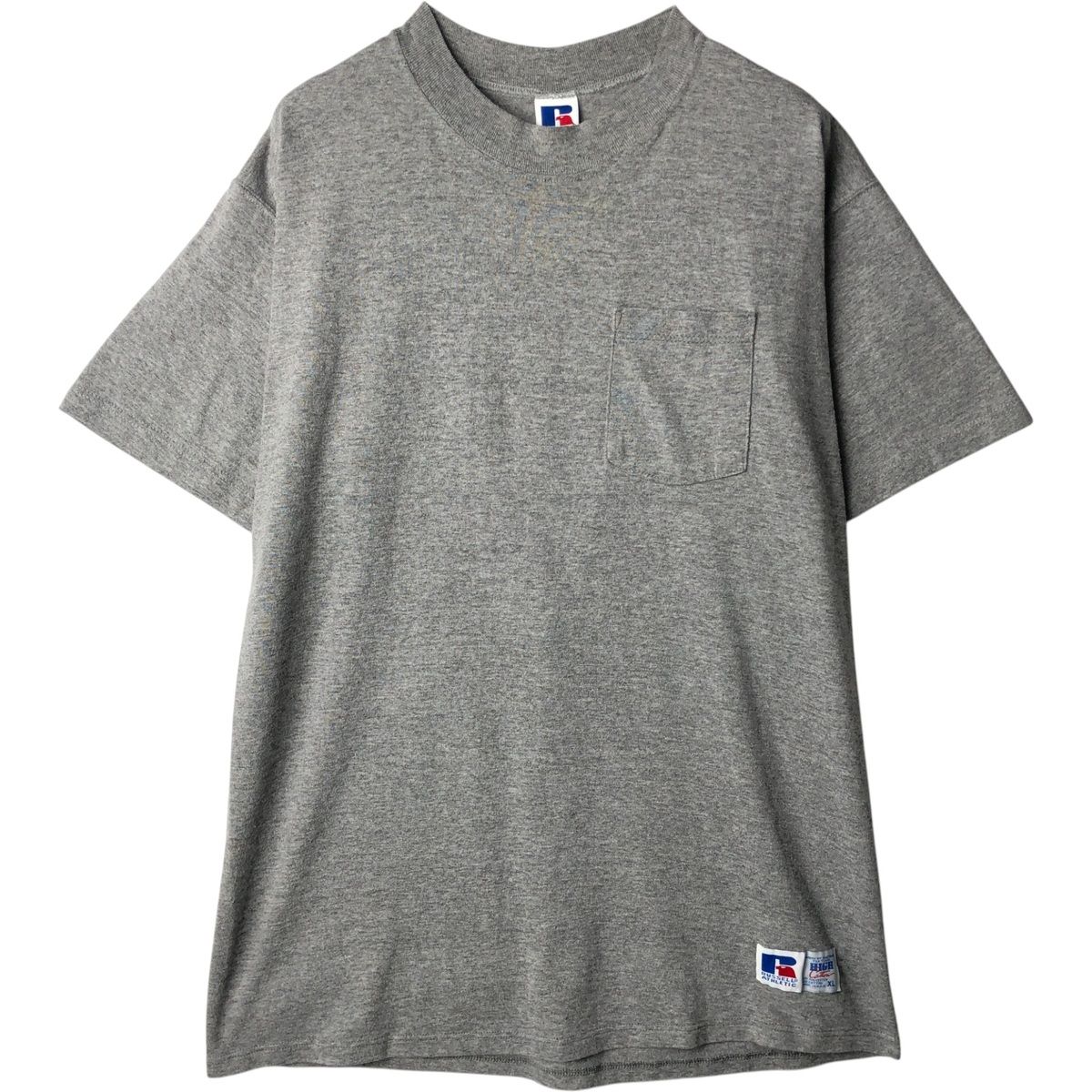 古着 90年代 ラッセル Russell HIGH COTTON 無地ポケットTシャツ USA製 メンズXL相当 ヴィンテージ/eaa638192