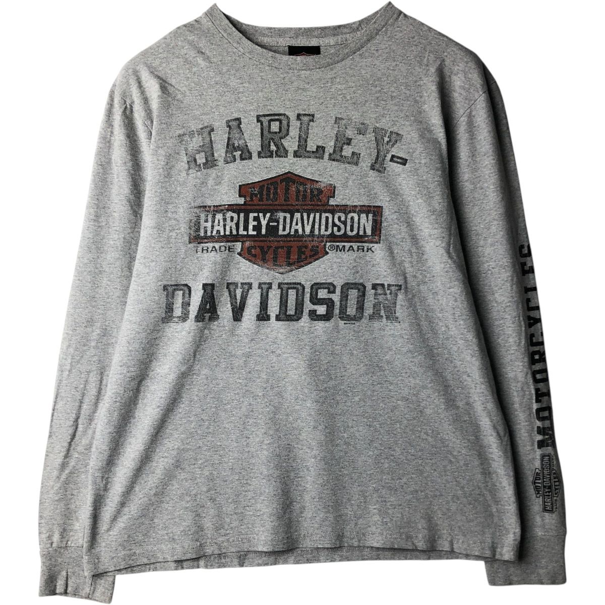 古着 ハーレーダビッドソン Harley-Davidson モーターサイクル ロングT