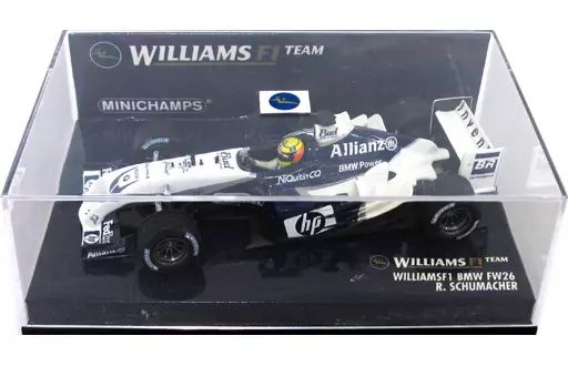 【中古】ミニカー 1/43 WilliamsF1 BMW FW26 hp #4(ホワイト×ブルー) [400040004]