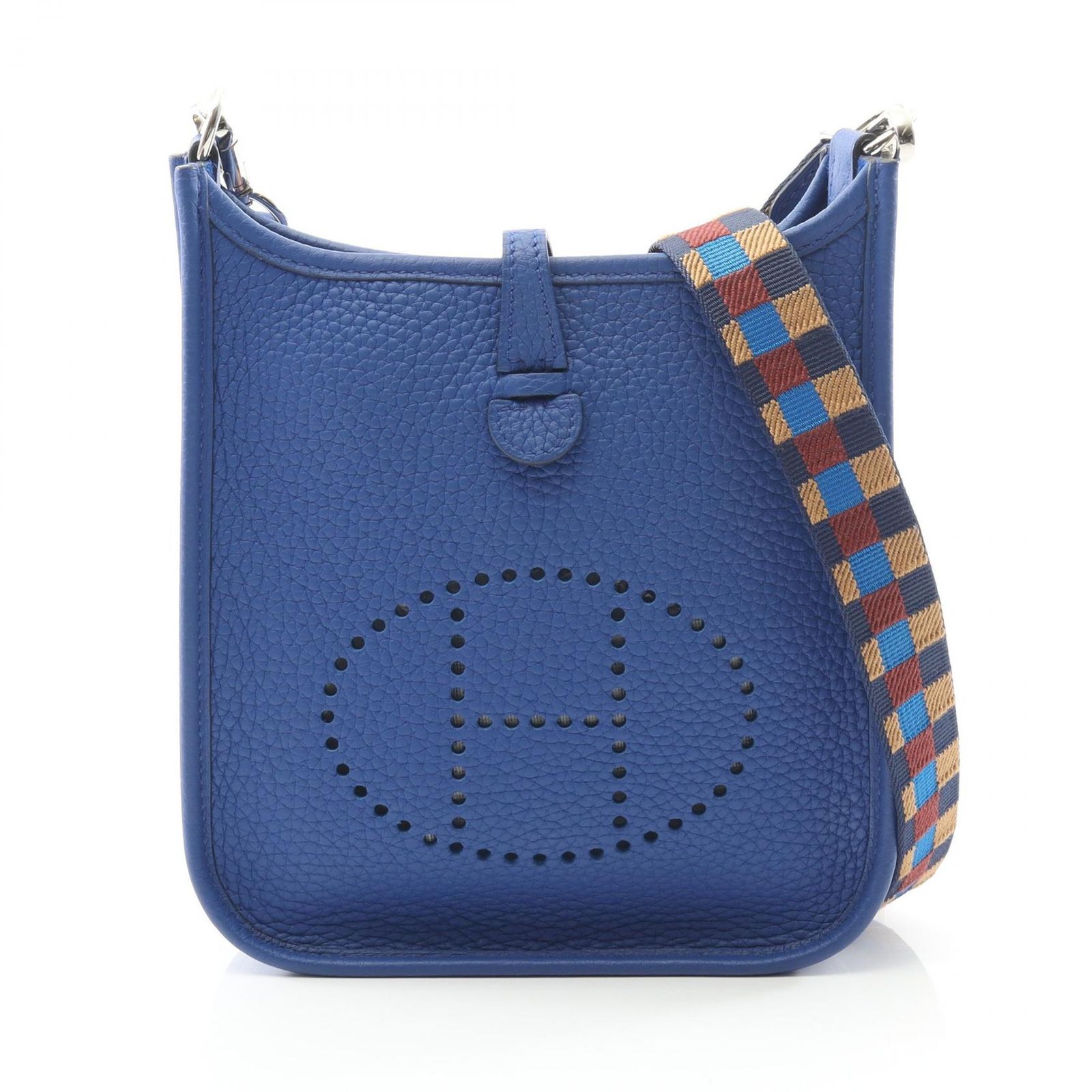 エルメス HERMES ショルダーバッグ エヴリンTPM アマゾン ブルーロワイヤル レザー エヴリンアマゾンTPM ブルーロワイヤル レディース Used A