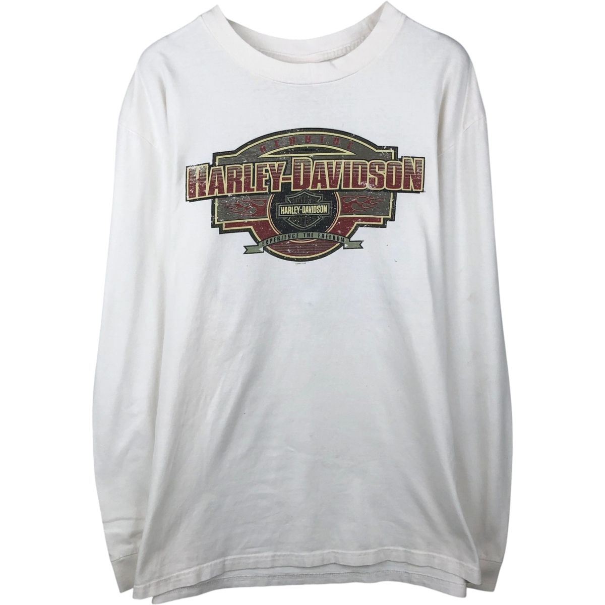 古着 00年代 ハーレーダビッドソン Harley-Davidson モーターサイクル ロングTシャツ ロンT メンズL相当/eaa638613