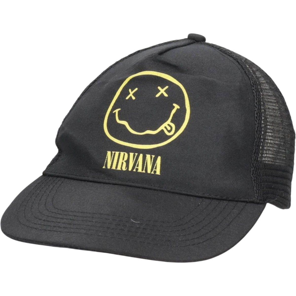 古着 NIRVANA ニルヴァ―ナ トラッカーキャップ メッシュキャップ フリーサイズ相当/gaa006828
