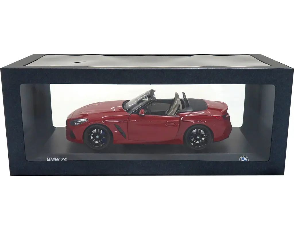 【中古】ミニカー 1/18 BMW Miniatur Z4 G29(レッド) ディーラー別注 [80432450998]