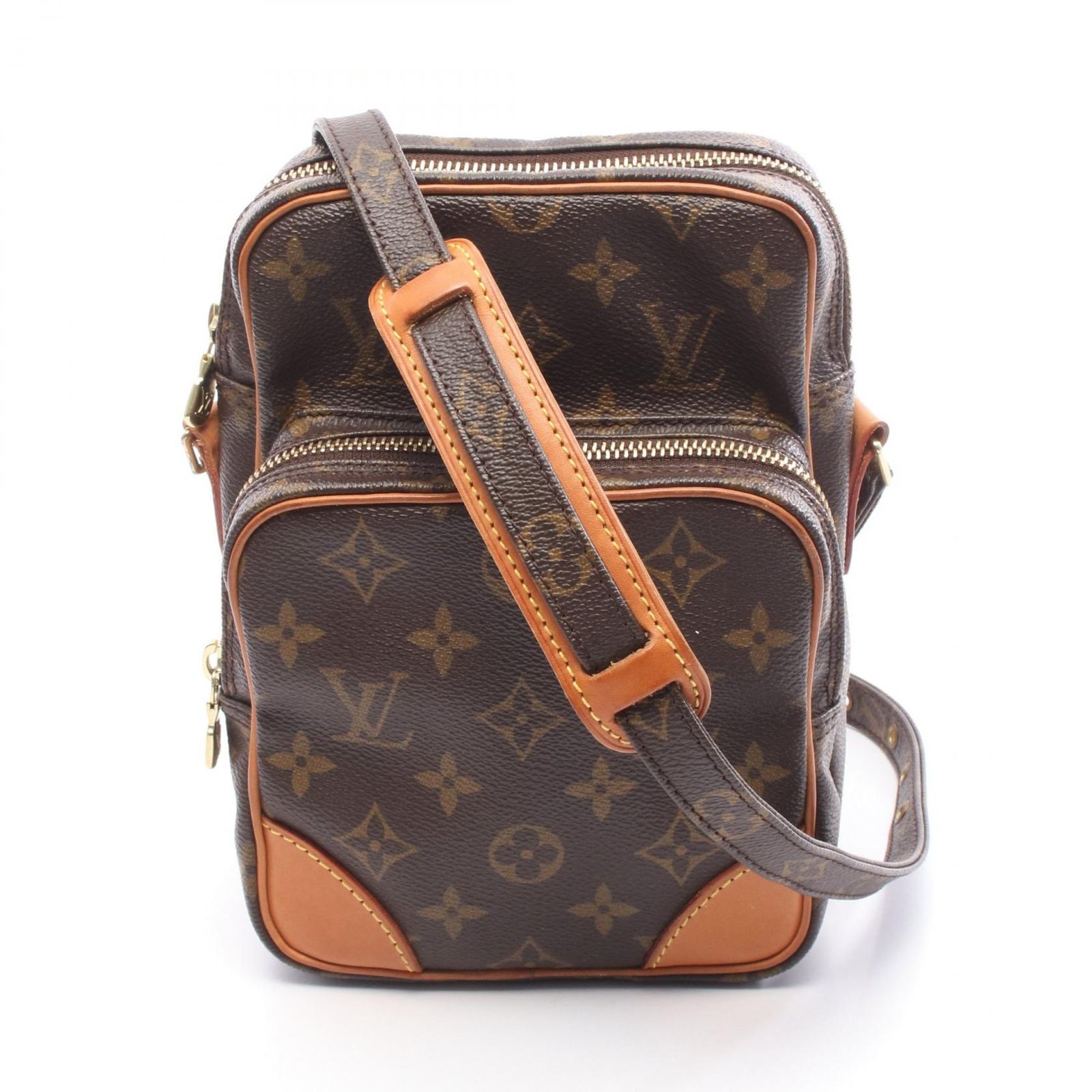 ルイ・ヴィトン LOUIS VUITTON ショルダーバッグ アマゾン M45236 PVCコーティングキャンバス レザー アマゾン レディース Used B