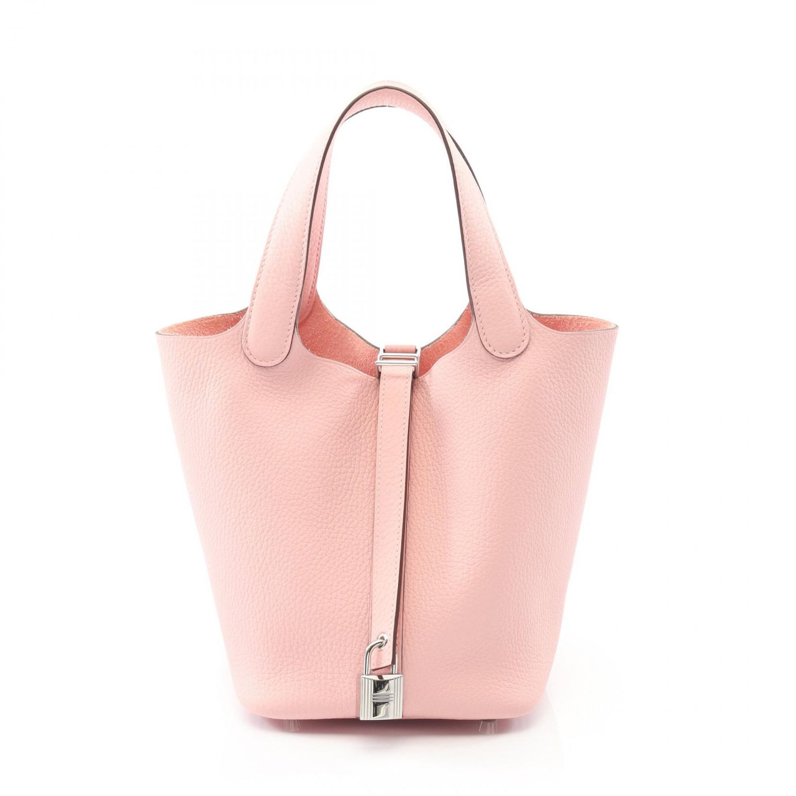 エルメス HERMES ハンドバッグ ピコタンロックPM ローズサクラ レザー ピコタンロックPM ローズサクラ レディース Used A