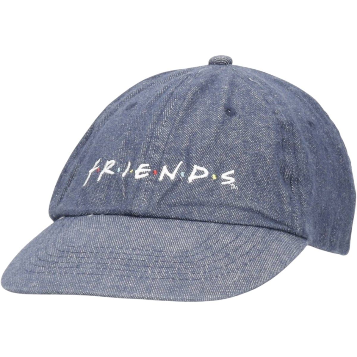 古着 CULTUREFLY FRIENDS フレンズ テレビドラマ デニム ベースボールキャップ 6パネルキャップ フリーサイズ相当/gaa006873