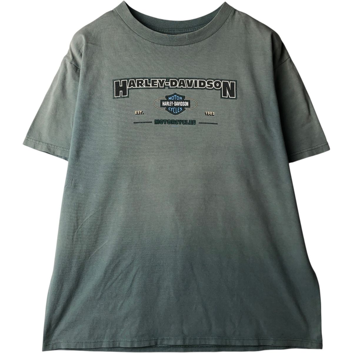 古着 00年代 ハーレーダビッドソン Harley-Davidson 鷲柄 イーグル柄 モーターサイクル バイクTシャツ USA製 メンズXL相当/eaa636943