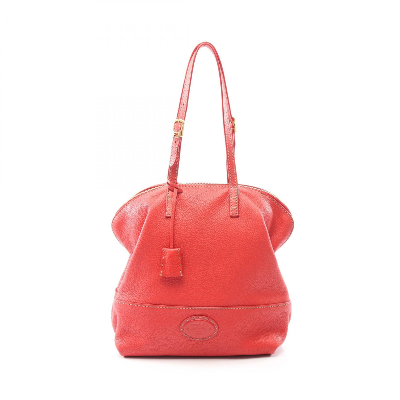 フェンディ FENDI ショルダーバッグ セレリア トゥーバッグ 8BN232 レッド レザー セレリア トゥーバッグ レディース Used B