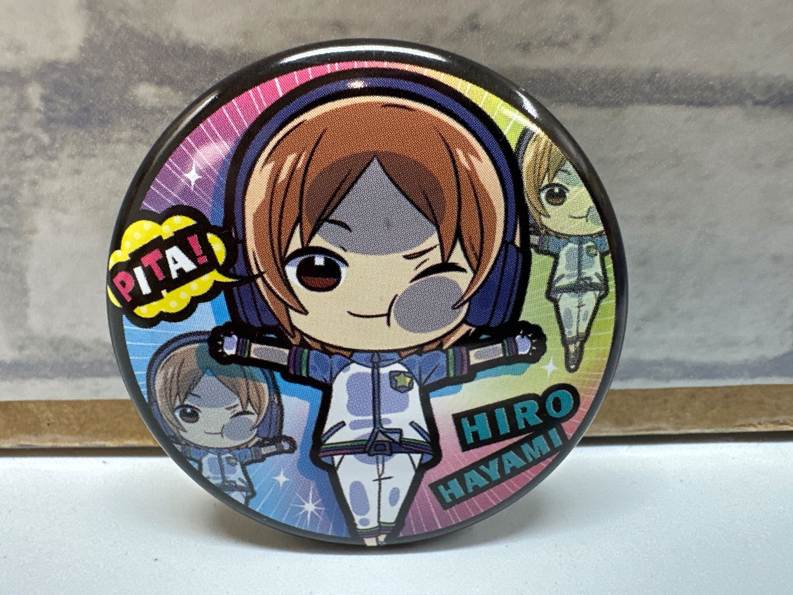 Q1-35】◎ KING OF PRISM by PrettyRhythm 速水ヒロ 缶バッチ 中古