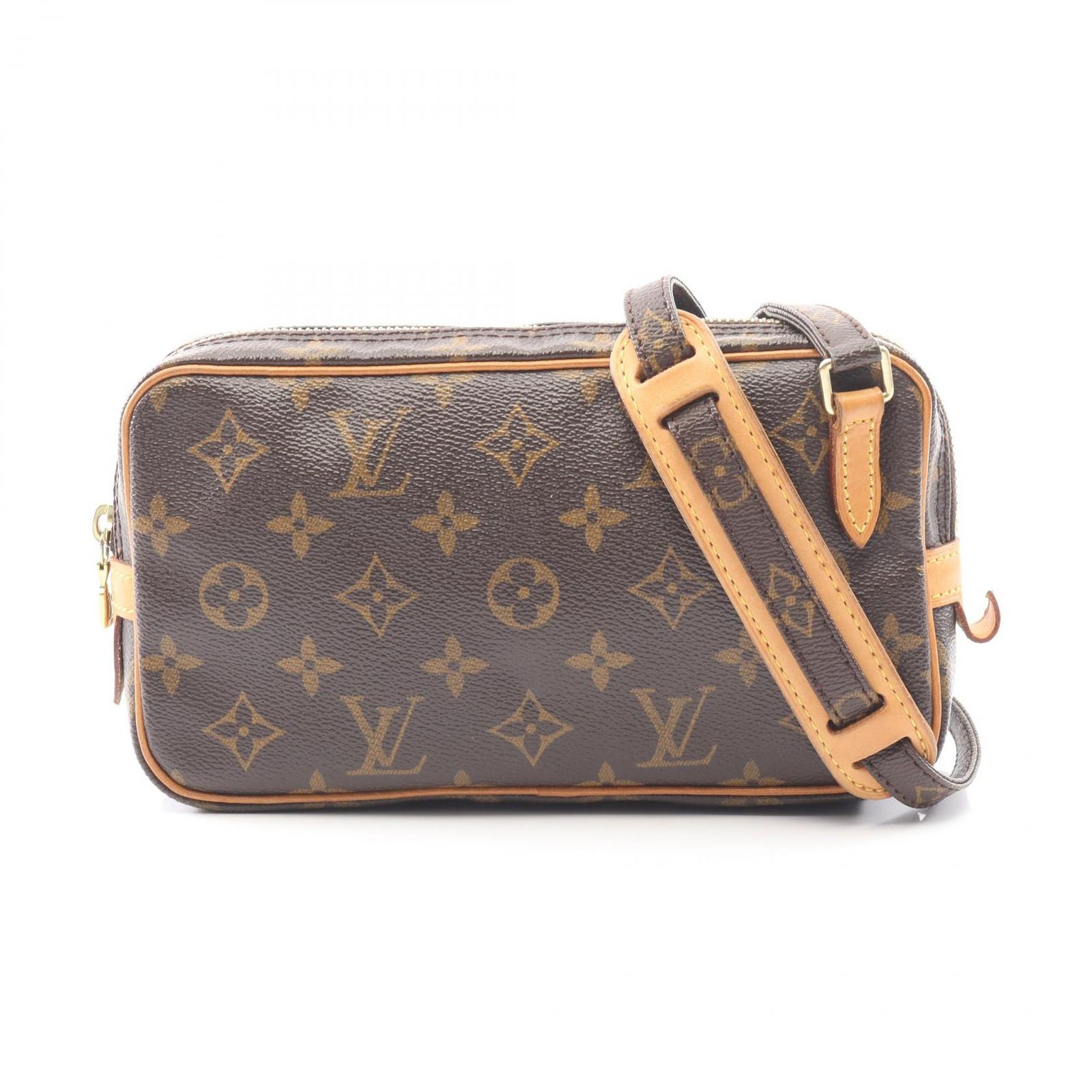 ルイ・ヴィトン LOUIS VUITTON ショルダーバッグ マルリーバンドリエール M51828 PVCコーティングキャンバス レザー ポシェット・マルリーバンドリエール レディース