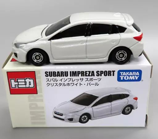 【中古】トミカ 1/63 スバル インプレッサ スポーツ(クリスタルホワイト・パール) 「トミカ」