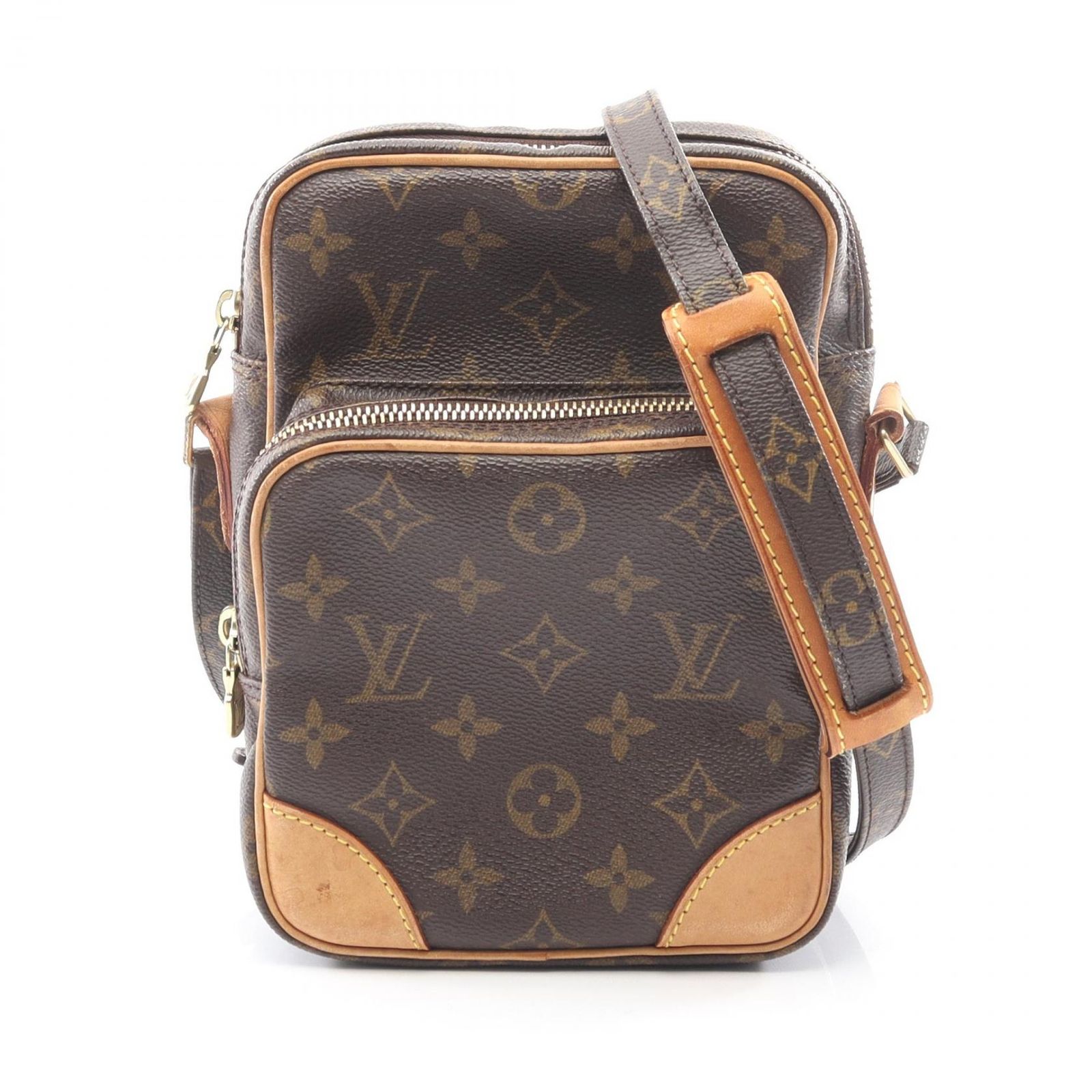 ルイ・ヴィトン LOUIS VUITTON ショルダーバッグ アマゾン M45236 PVCコーティングキャンバス レザー アマゾン レディース Used B