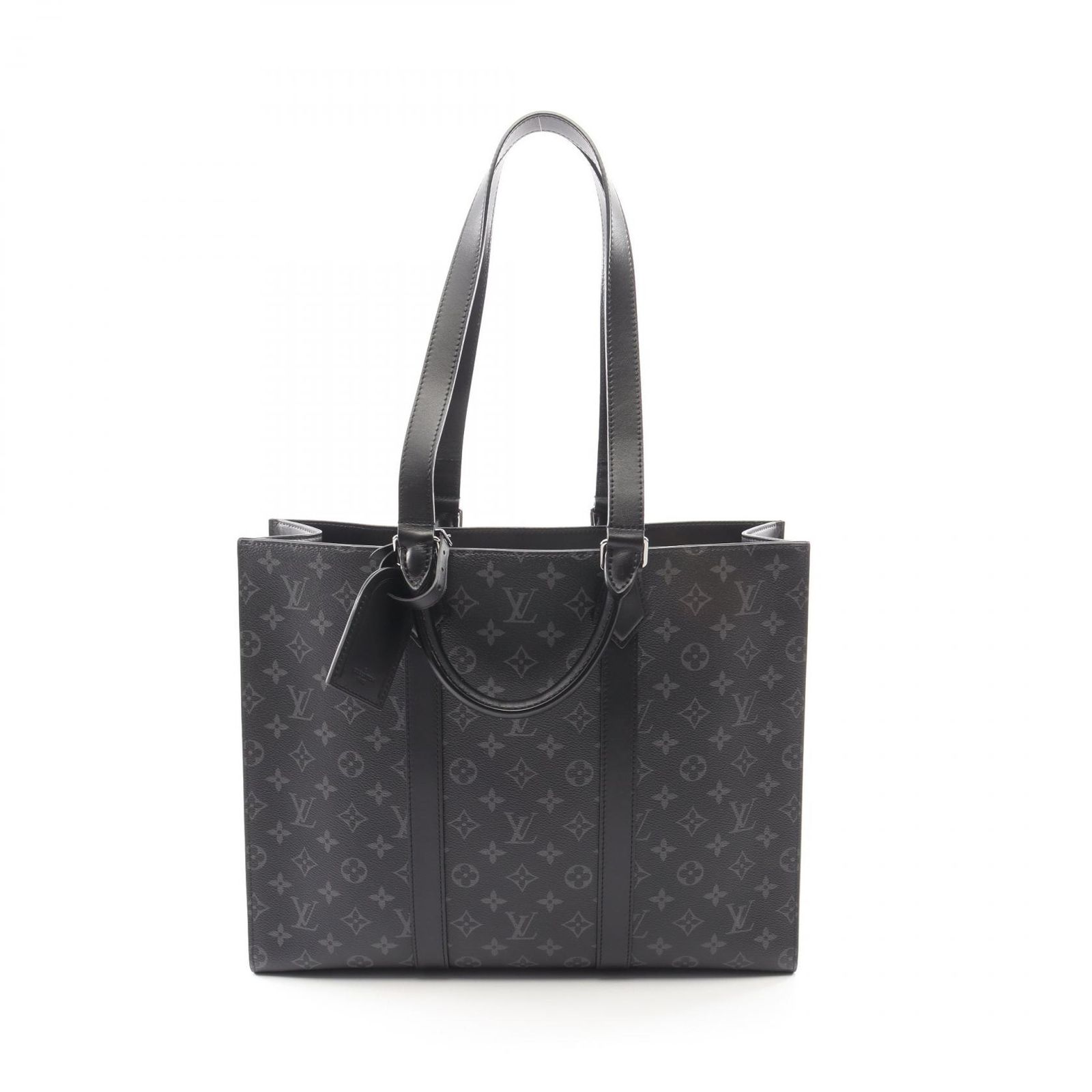 ルイ・ヴィトン LOUIS VUITTON トートバッグ サックプラ 24H M47059 PVCコーティングキャンバス レザー サックプラ 24H メンズ Used A