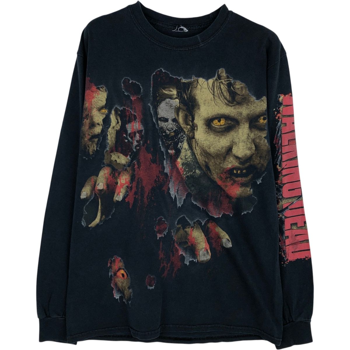 古着 THE WALKING DEAD ウォーキングデッド ムービー ロングTシャツ ロンT メンズS相当/eaa638048