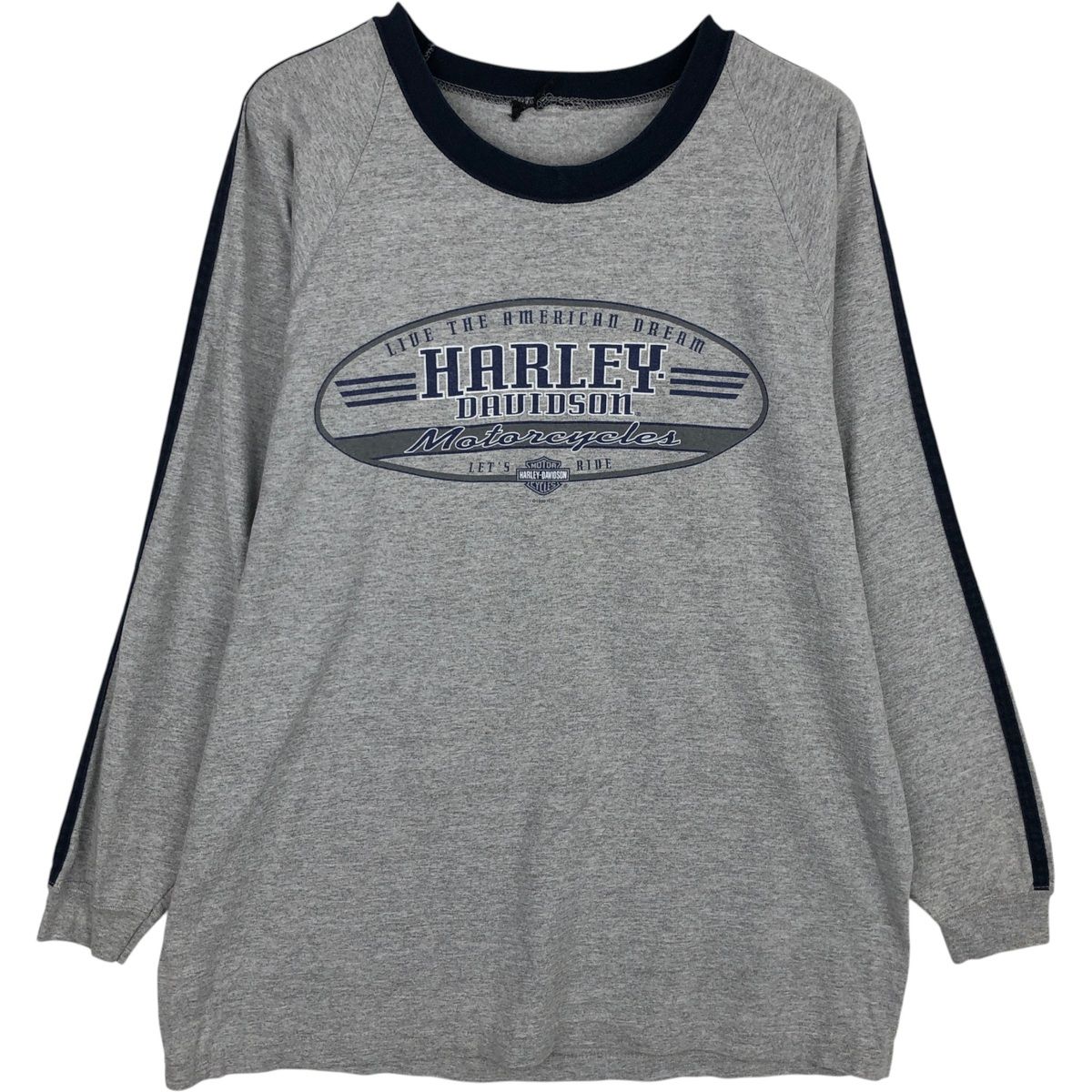 古着 90年代 ハーレーダビッドソン Harley-Davidson モーターサイクル ロングTシャツ ロンT メンズM相当 ヴィンテージ/eaa638085