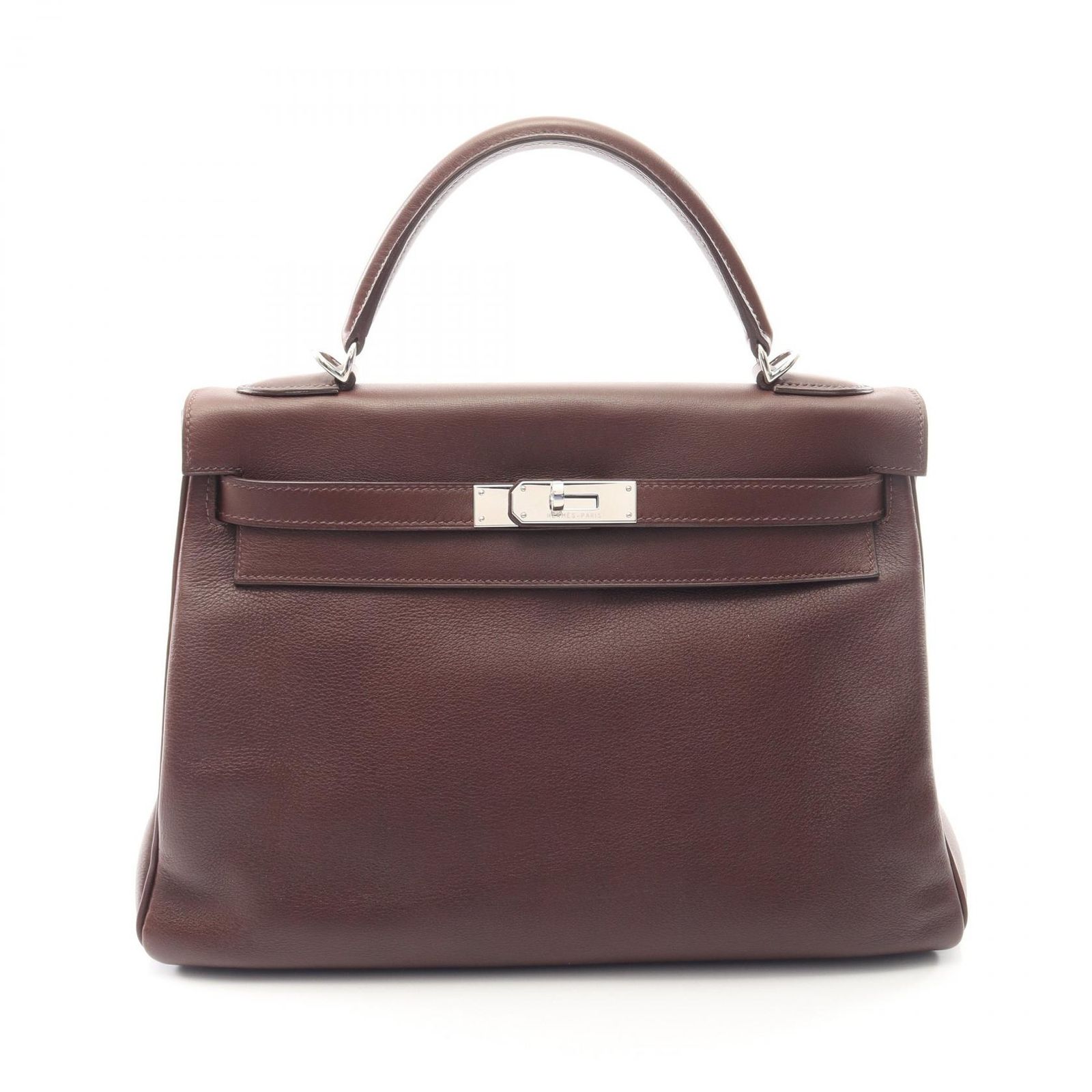 エルメス HERMES ハンドバッグ ケリー32 内縫い 2WAY ハバナ レザー ケリー32 ハバナ レディース Used A