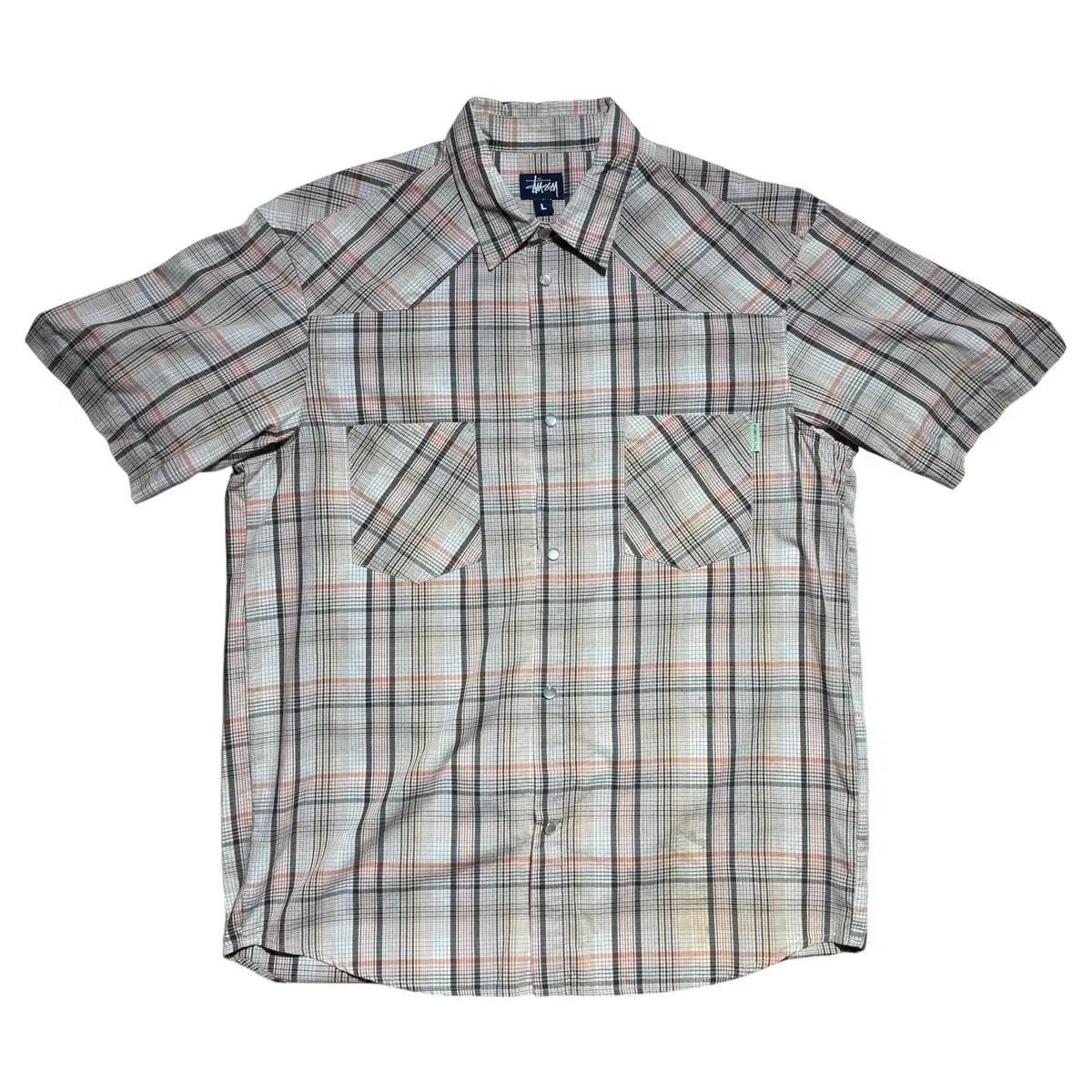 90s STUSSY チェック シャツ