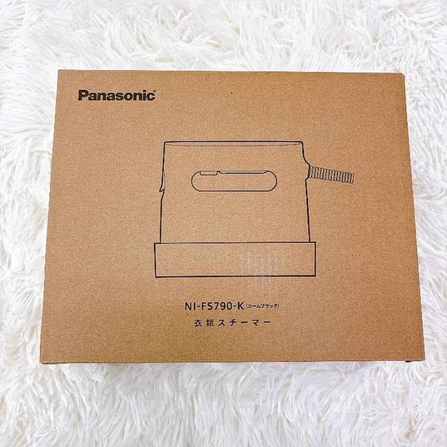 【新品】パナソニック 衣類スチーマー NI-FS790-K カームブラック Panasonic