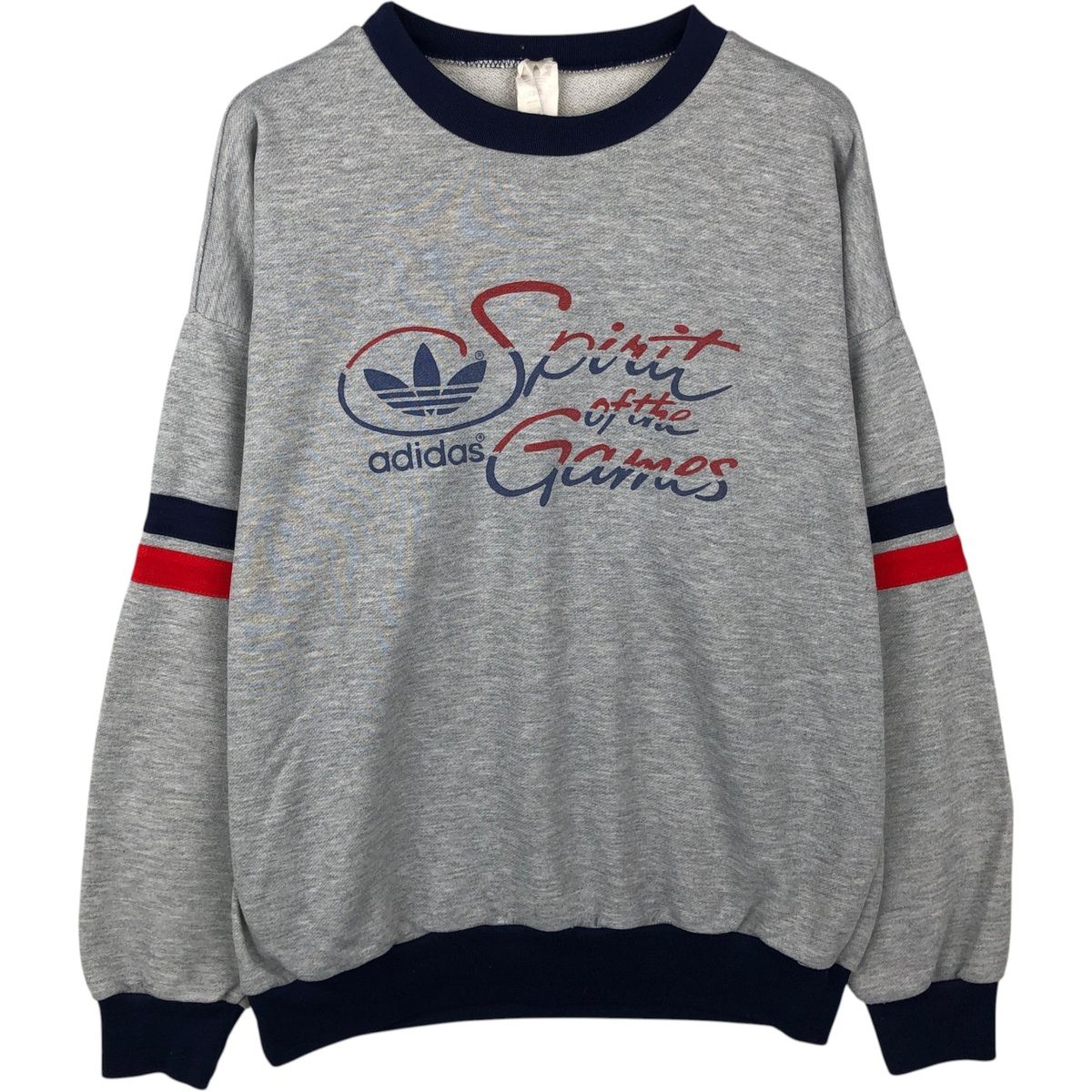 古着 80~90年代 アディダス adidas ロゴスウェットシャツ トレーナー メンズL相当 ヴィンテージ/eaa635064