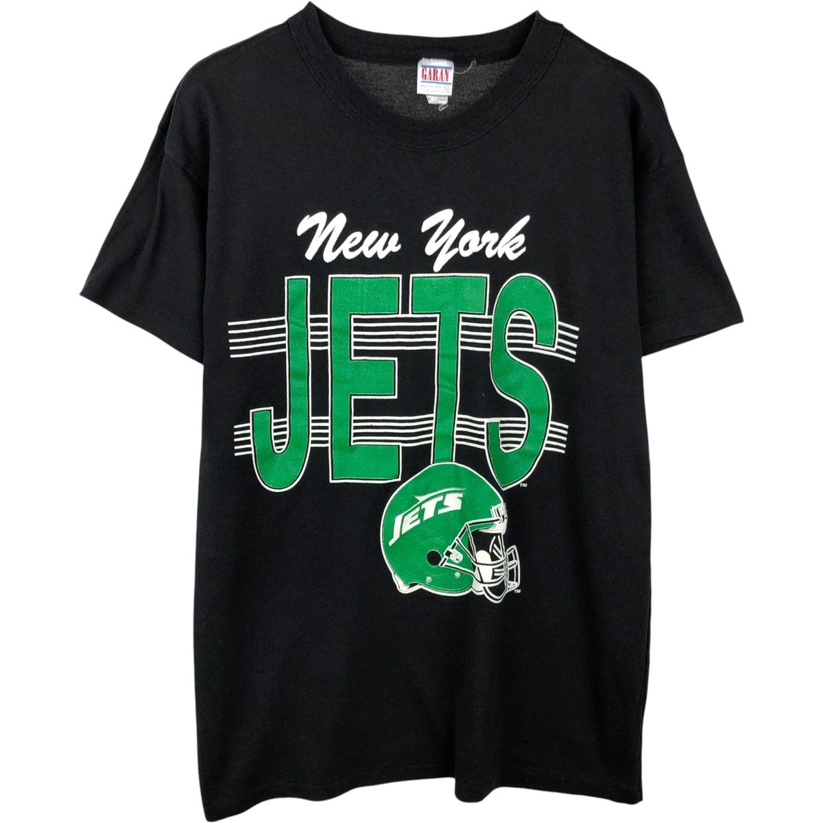 古着 90年代 GARAN NFL NEW YORK JETS ニューヨークジェッツ スポーツプリントTシャツ USA製 メンズXL相当 ヴィンテージ/eaa638880