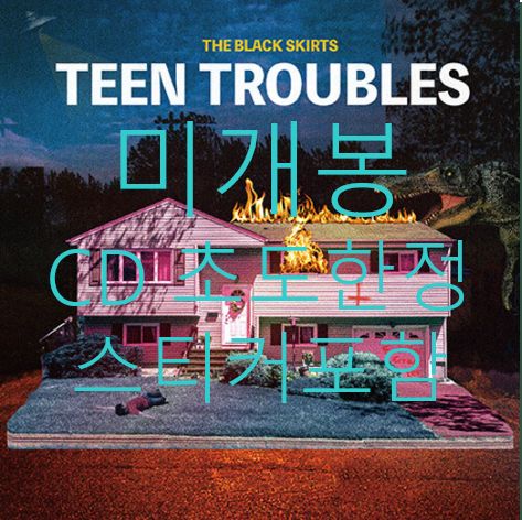 未開封 初版 The Black Skirts(コムジョンチマ) ー Teen Troubles (ステッカー CD ）
