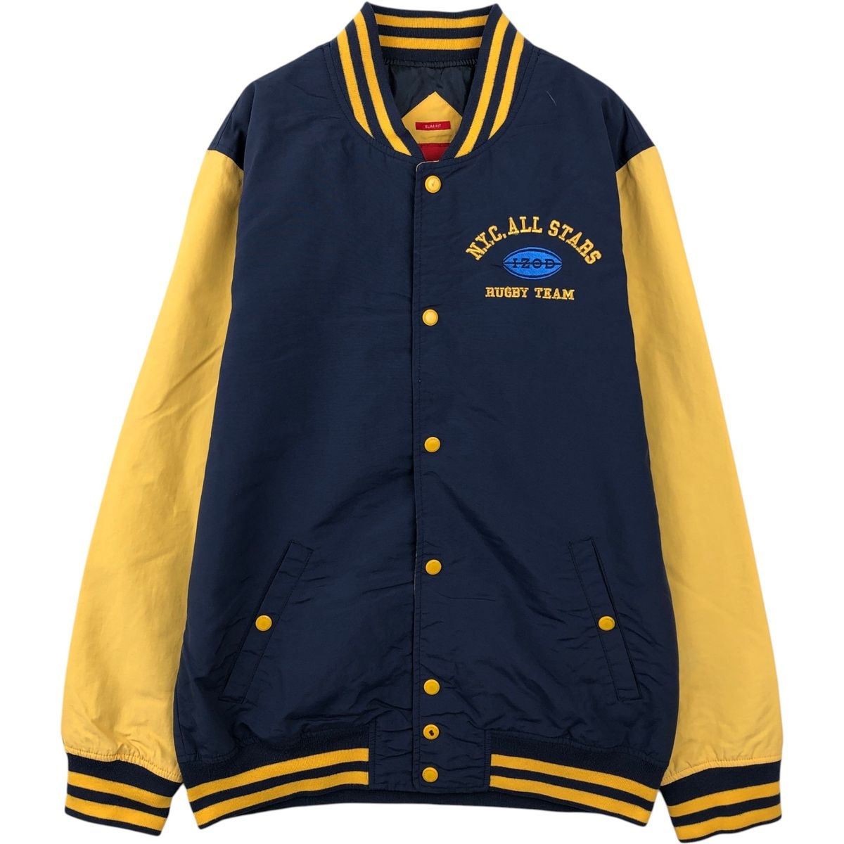 古着 IZOD SLIM FIT スタジャン アワードジャケット バーシティジャケット メンズXL相当/eaa634361