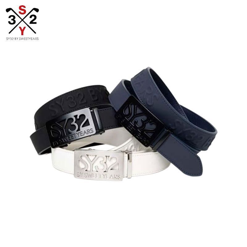 SY32 by SWEET YEARS GOLF SYG エンボス ロゴ ベルト 正規取扱い メンズ レディース ブランド SYG EMBOSS LOGO BELT