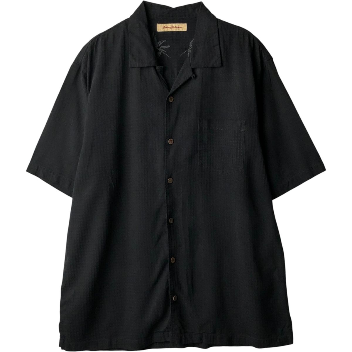 古着 トミーバハマ Tommy Bahama チェック柄 半袖 オープンカラー シルクシャツ ボックスシャツ メンズM相当/eaa639318