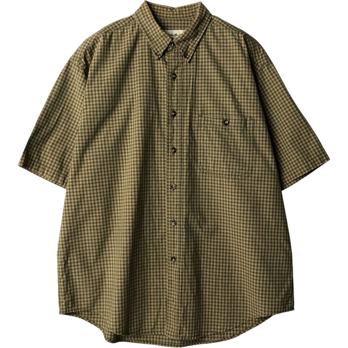 古着 90年代~ エディーバウアー Eddie Bauer 半袖 ボタンダウン チェックシャツ メンズL相当 ヴィンテージ/eaa636690 5,155円