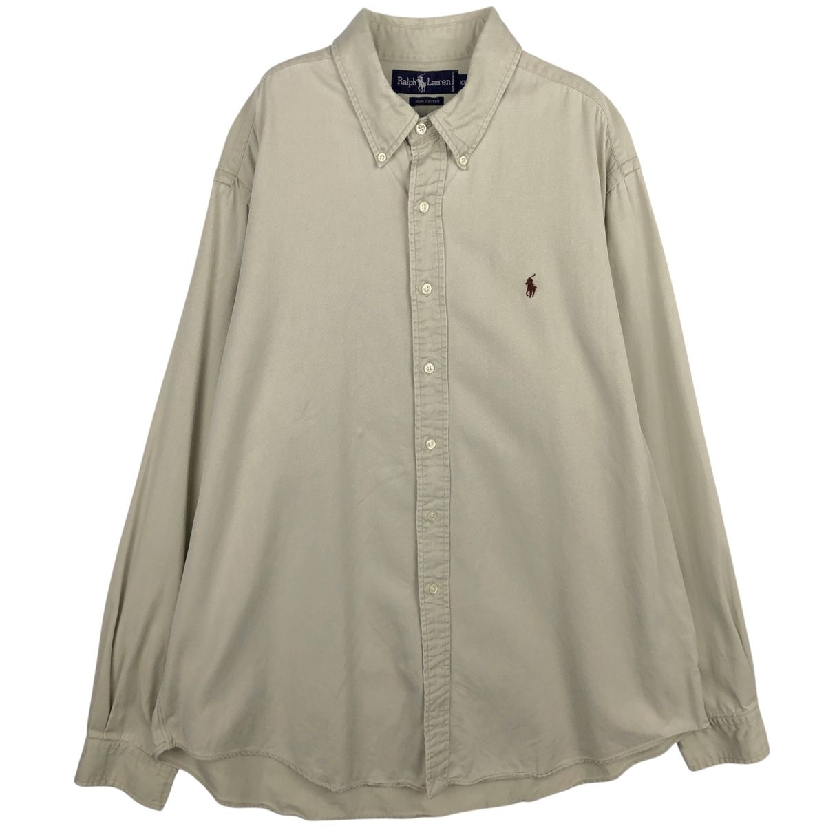 古着 ラルフローレン Ralph Lauren 長袖 ボタンダウンシャツ メンズXXL相当/eaa634474